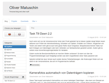 Tablet Screenshot of oliver-matuschin.de